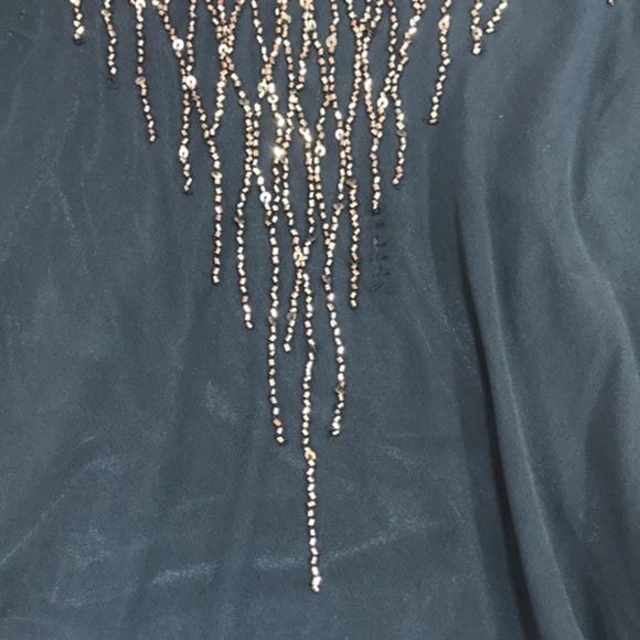 J Kara Embellished Handkerchief Hem Dress - Picture 7 of 10